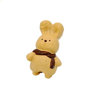 Chocolate mochi sticky bunny squishy toy brown fudge animal fidget with moist taba texture