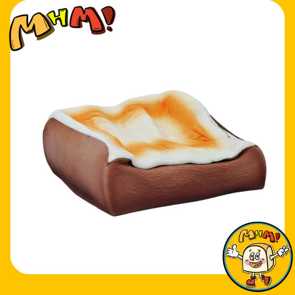 MHM Squishy Series Thick Roasted Cheese Slow Bounce Food Simulates Sticky Soft Stress Relief Toys