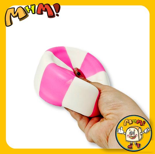 MHM Squishy Series Strawberry Milk CandyHoliday Gift Faux Food Sticky Hands Wet SoftSlow Bounce Stress Relief Toys
