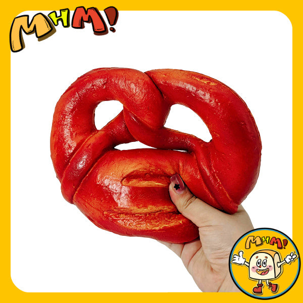 MHM Squishy Lye Bread Slow-play food simulates sticky soft stress relief toys