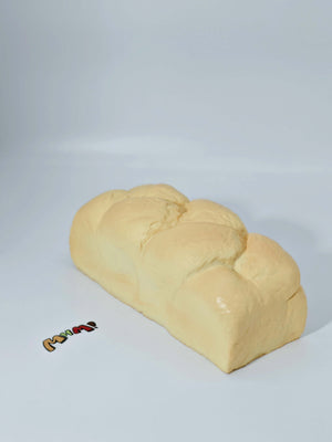 Jumbo osmanthus braided bread squishy toy sticky soft golden twist loaf fidget scented floral