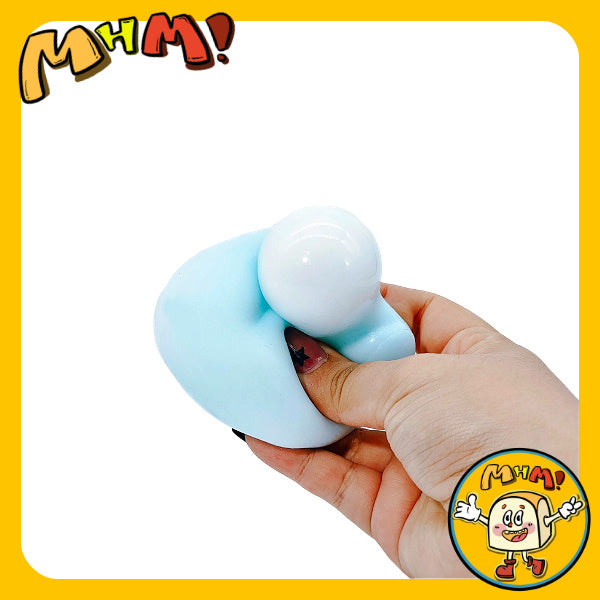 MHM Soft Saliva Series Sea Salt Fluid Ball Slow Rebound Simulates Food Sticky Stress Relief Toys