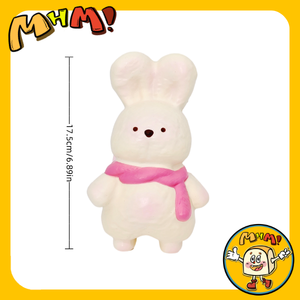 MHM Animal Series Rabbit Stress Relief Toy (Pink, Regular Size)sticky, moist, soft, and slow-rebounding, holiday gift.