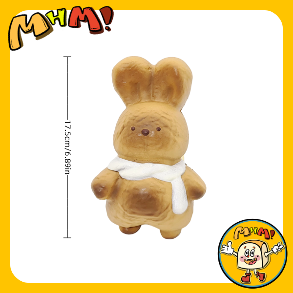 MHM Animal Series Rabbit Stress Relief Toy (White, Regular Size)sticky, moist, soft, and slow-rebounding, holiday gift.