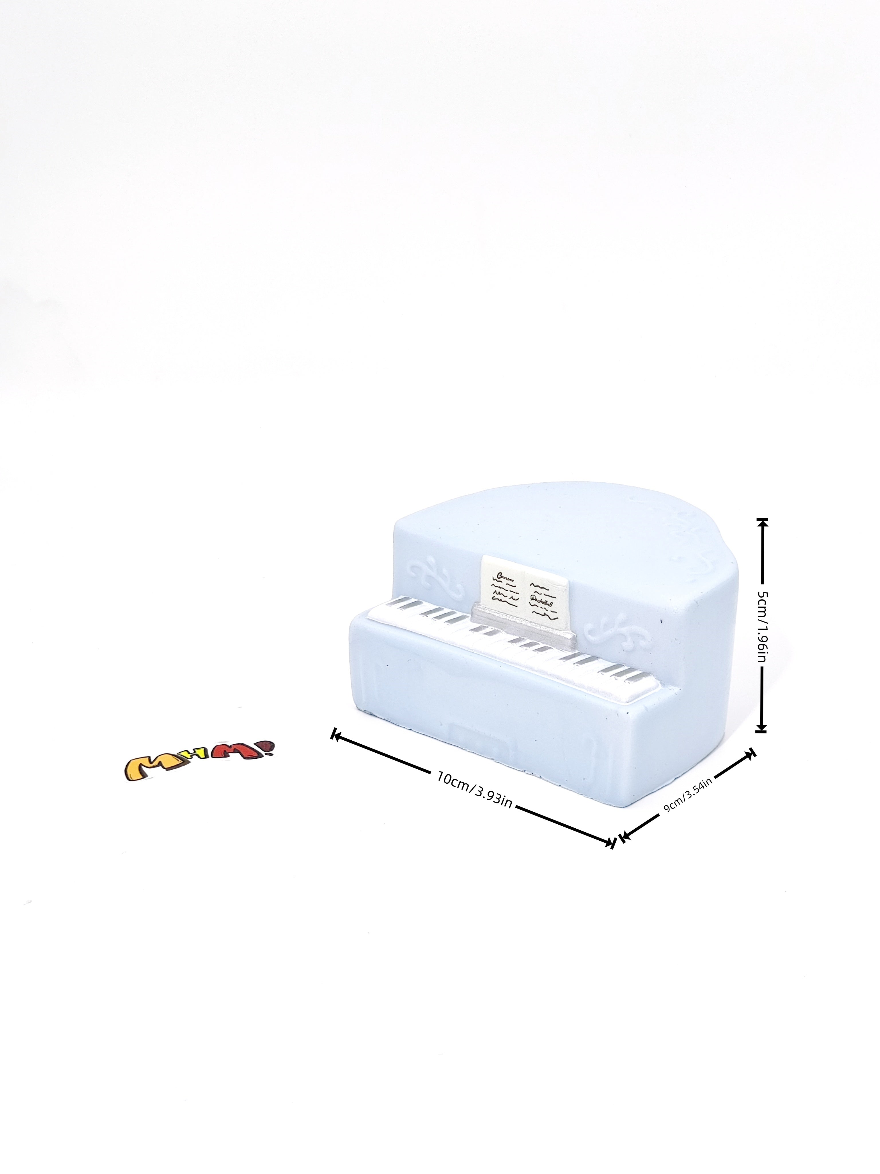 Blue Melody Piano Cake