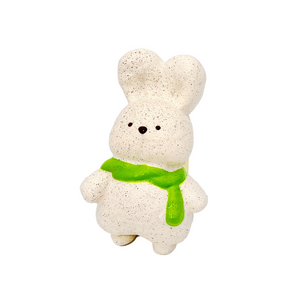Matcha green sticky bunny squishy toy soft mochi texture animal fidget tea scented