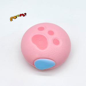 Slow Rise Cat Paw Lava Bun Squishy Squeeze Away Stress! - squishy stress relief toy detail shot