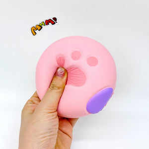 Slow Rise Cat Paw Lava Bun Squishy Squeeze Away Stress! - cute squishy toy packaging display