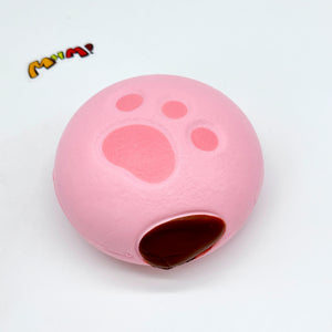 Slow Rise Cat Paw Lava Bun Squishy Squeeze Away Stress! - kawaii squishy toy close up