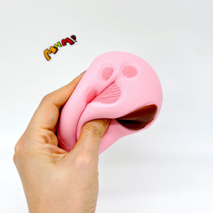 Slow Rise Cat Paw Lava Bun Squishy Squeeze Away Stress! - slow rising toy top view