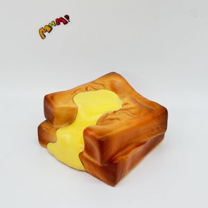 Cute Condensed Milk Bao Toast Stress Relief Squishy - slow rising squishy toy product photo