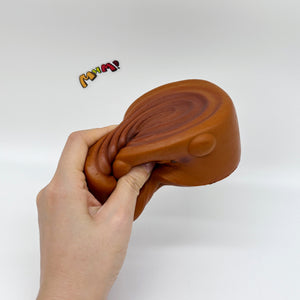 Cute Rolled Egg Stress Relief Squishy - kawaii squishy toy collection photo