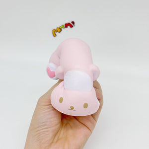Slow Rise Cute Bear Car Squishy Squeeze Away Stress - squishy toy size reference with hand