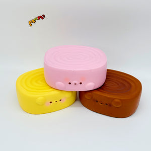 Cute Rolled Egg Stress Relief Squishy - slow rising squishy toy product photo