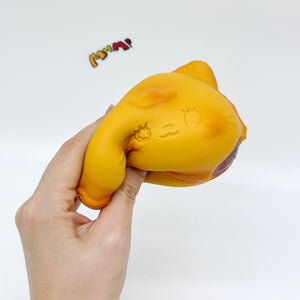 Cat Egg Waffle Slow Rise Squishy Toy - cute squishy gift toy display