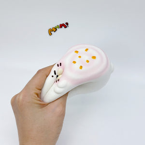 Sleepy Seal Squishy | Cute Pink Swirl Cream Slow Rising Stress Re - cute squishy toy packaging display