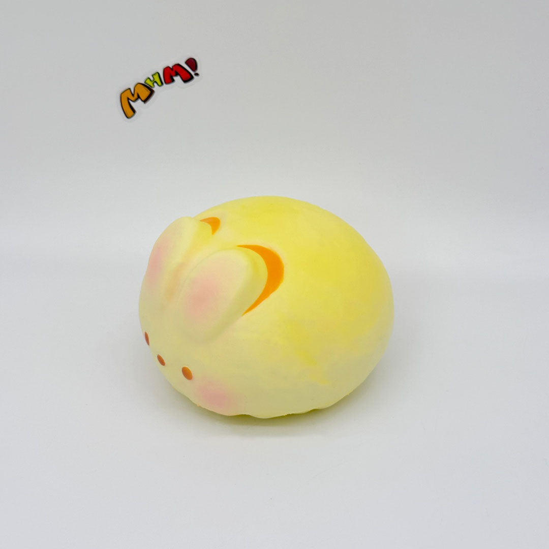 Slow Rise Cute Rabbit Suzhou Pastry Squishy Squeeze Away Stress! - soft slow rise fidget toy front view