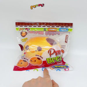 Ultra-Soft Pig Bread Loaf Slow Rise & Irresistibly Realistic! - squishy toy size reference with hand