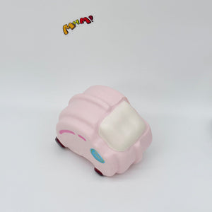 Pink Banana Slow Rise Squishy Toy - kawaii squishy toy close up