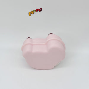 Pink Banana Slow Rise Squishy Toy - slow rise fidget toy texture close up