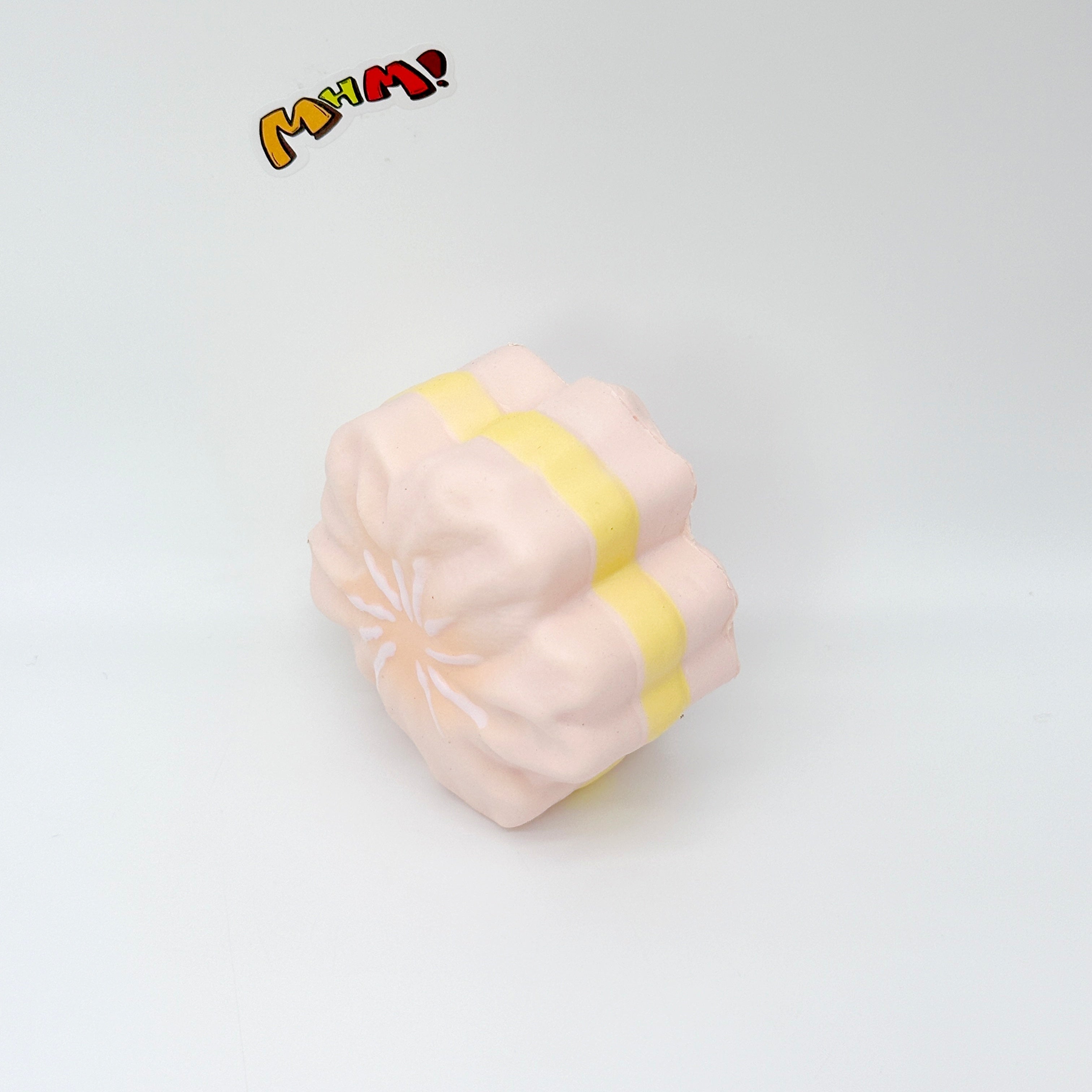 Slow Rise Cute Flower Pastry Squishy Squeeze Away Stress - soft slow rise fidget toy front view