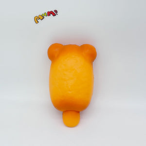 Slow Rise Cute Lazy Dog Hot Dog Squeeze Away Stress - soft slow rise fidget toy front view