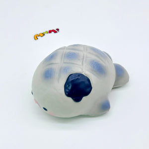 Shark Pineapple Bun Squishy toy, gray slow rising squishies with blue spots