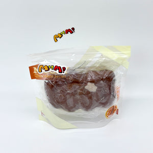 Slow Rise Chocolate Fried Dough Squishy - soft foam stress relief squeeze toy