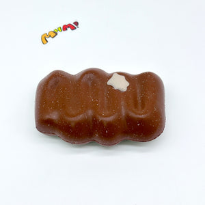 Slow Rise Chocolate Fried Dough Squishy - soft slow rise fidget toy front view