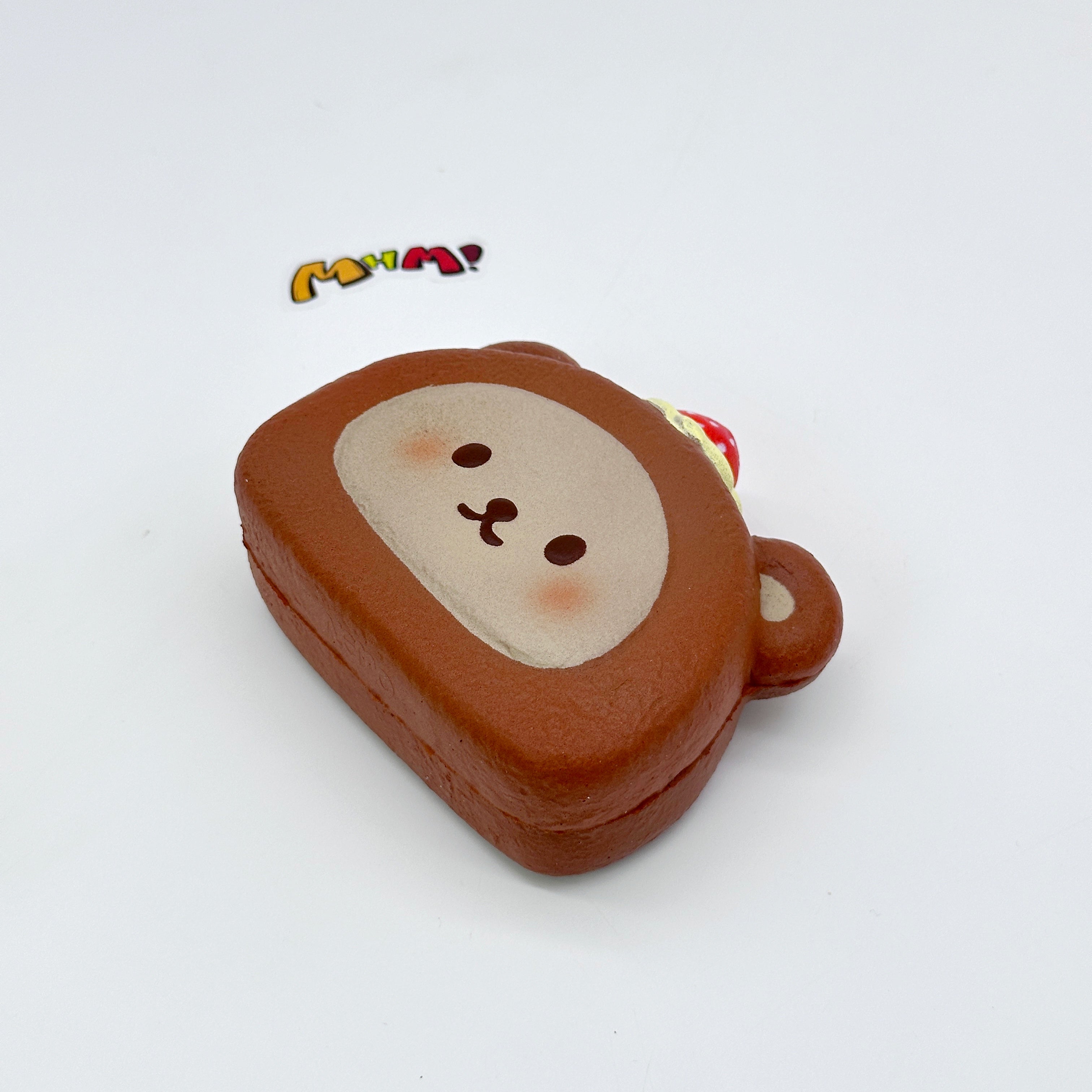 🐻 Bear Swiss Roll Squishy | Chocolate Cake Slow Rising Stress Relief Toy