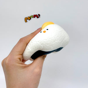 Slow recovery fish roe, salmon and chicken sushi Squishy - cute squishy gift toy display
