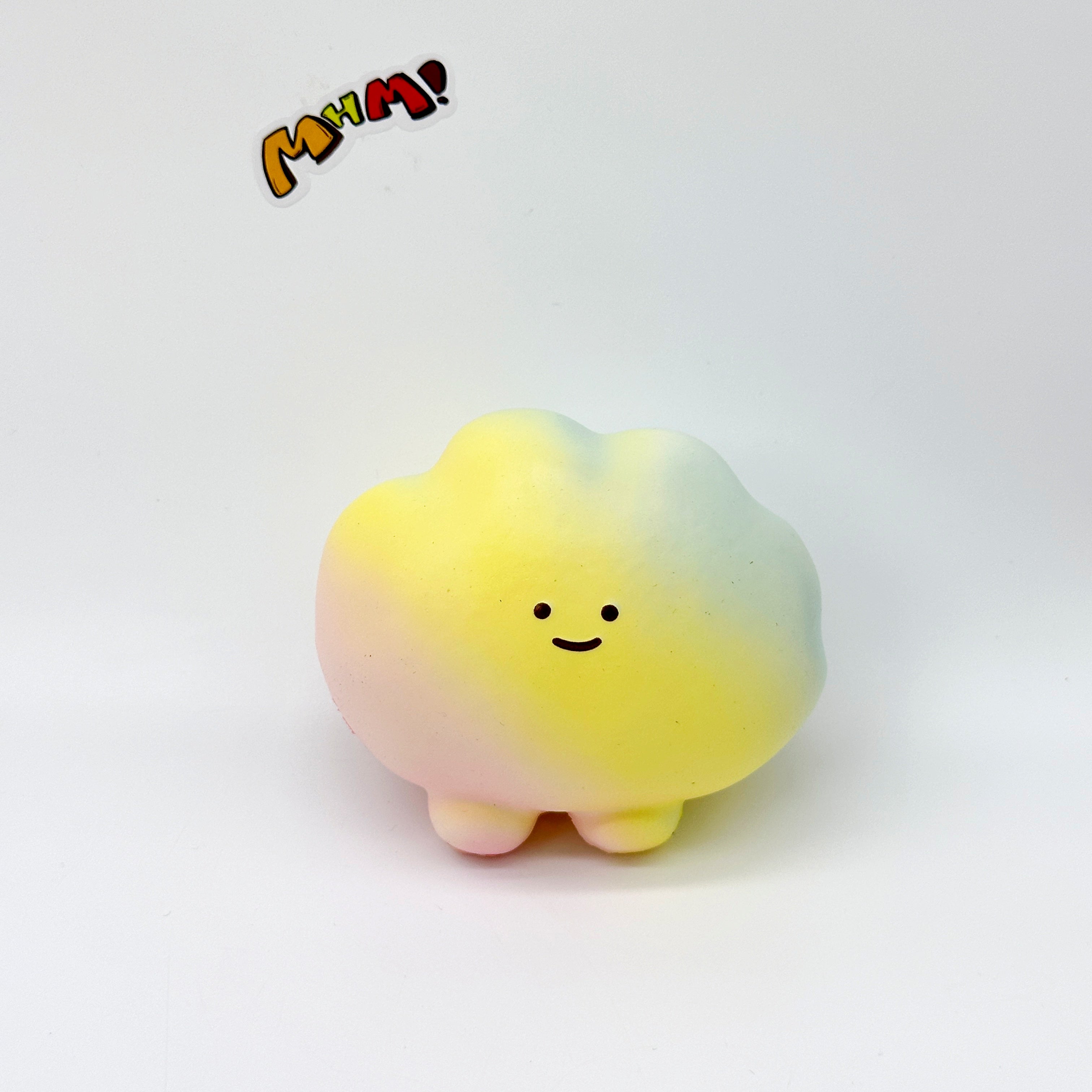 Slow Rise Rainbow Cloud Bread Squishy - soft slow rise fidget toy front view