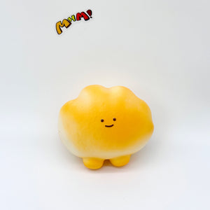 Slow Rise Rainbow Cloud Bread Squishy - squishy stress relief toy detail shot