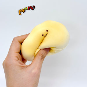 Slow Rise Rainbow Cloud Bread Squishy - slow rising toy top view