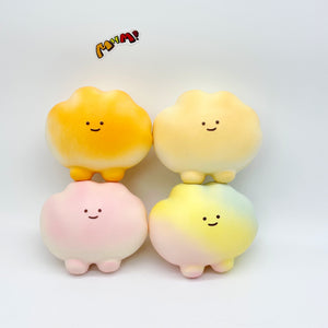 Slow Rise Rainbow Cloud Bread Squishy - slow rising squishy toy product photo