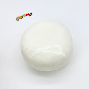Cute Lychee Flavor Steamed Bun Stress Relief Toy - soft slow rise fidget toy front view