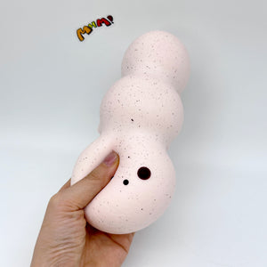 Fluffy Caterpillar Bread Squishy - soft foam stress relief squeeze toy