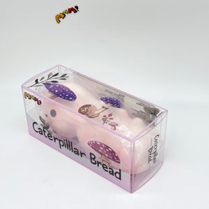 Fluffy Caterpillar Bread Squishy - kawaii stress relief squishy angle