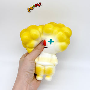 4 Colors Clown Squishy - Orange/Yellow/Green/Blue Cute Circus Slo - soft foam stress relief squeeze toy