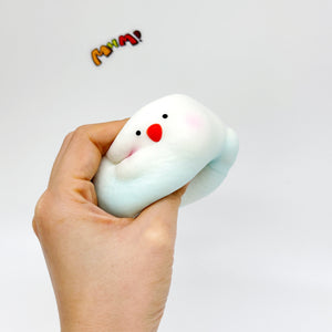 Cockatiel Squishy - Blue & Yellow Cute Parrot Slow Rising Stress - cute squishy toy packaging display