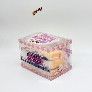 Purple Rice Bread Squishy | Cute Asian Snack Slow Rising Stress R - cute squishy toy packaging display