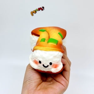 Sanxian Doupi Squishy | Cute Chinese Snack Slow Rising Stress Rel - squishy toy size reference with hand
