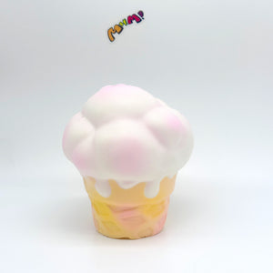 Ice Cream Bunny Squishy | Cute Rabbit Ice Cream Slow Rising Stres - squishy stress relief toy detail shot