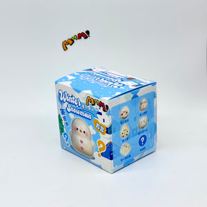 Snowman Marshmallow Squishy Blind Box | 6 Styles Winter Themed Sl - slow rise fidget toy texture close up