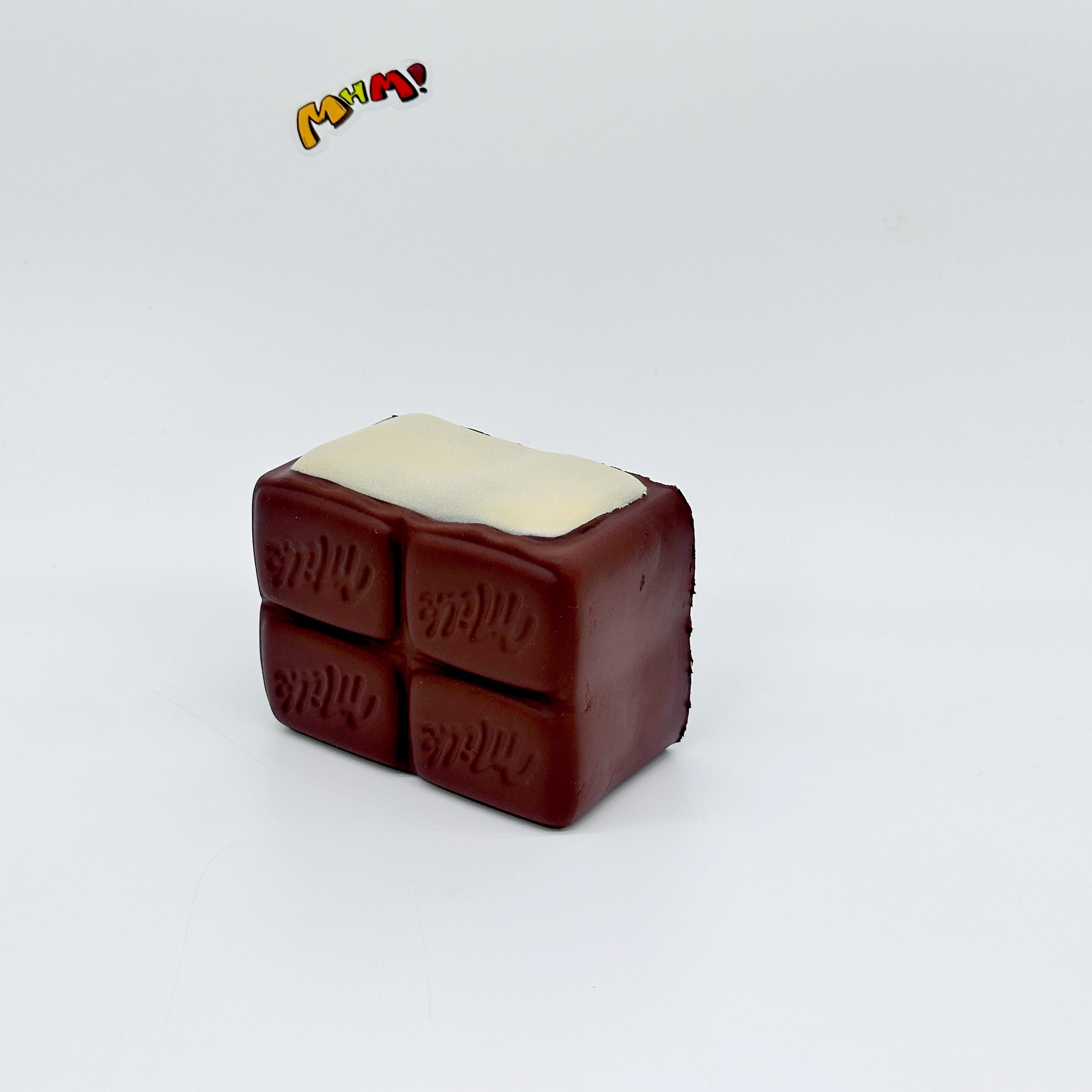 🍫 Milk Chocolate Block Squishy | Snack Themed Slow Rising Stress Relief Toy