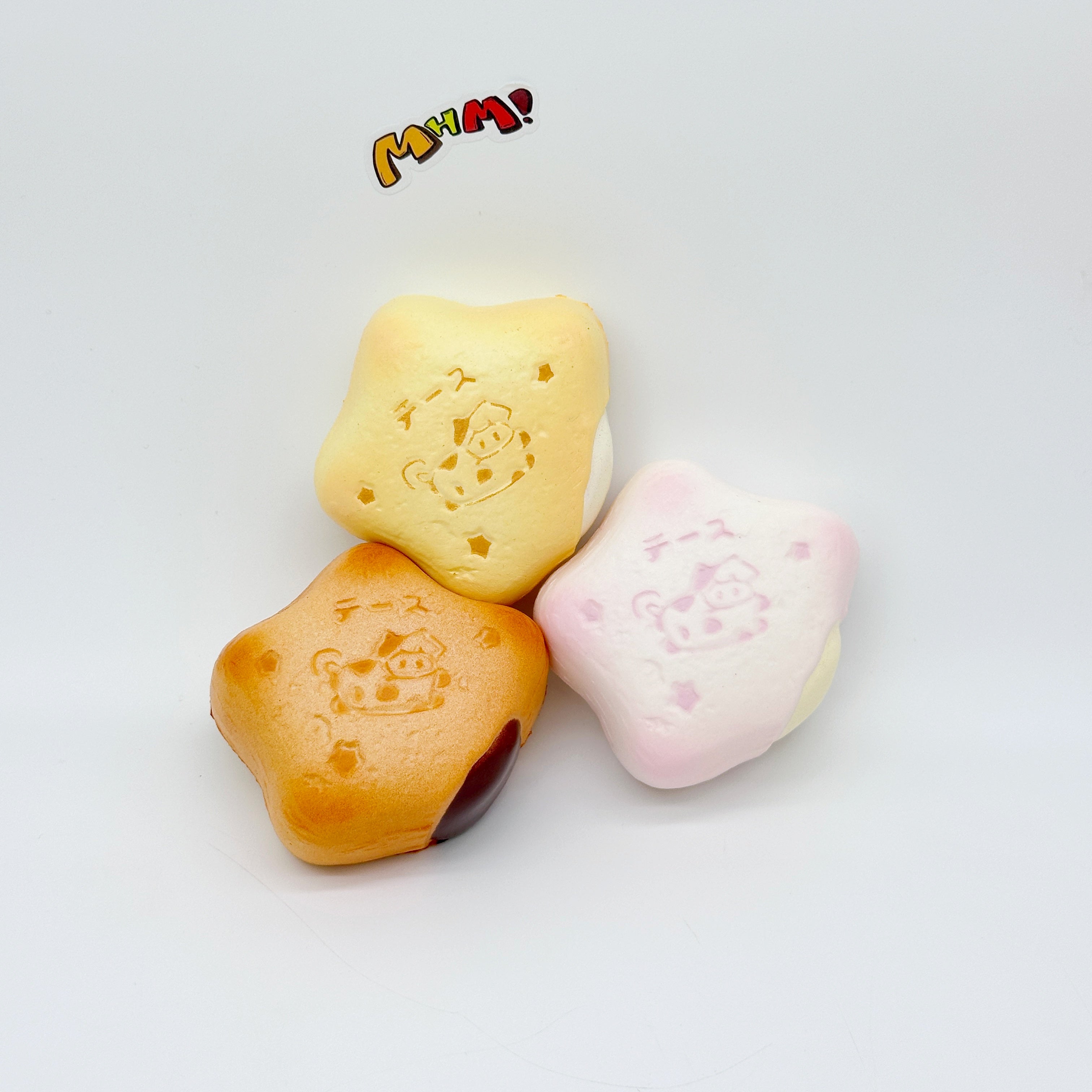 🌟 Star-Shaped Pastry Squishy (3 Colors) | Bakery Themed Slow Rising Stress Relief Toy