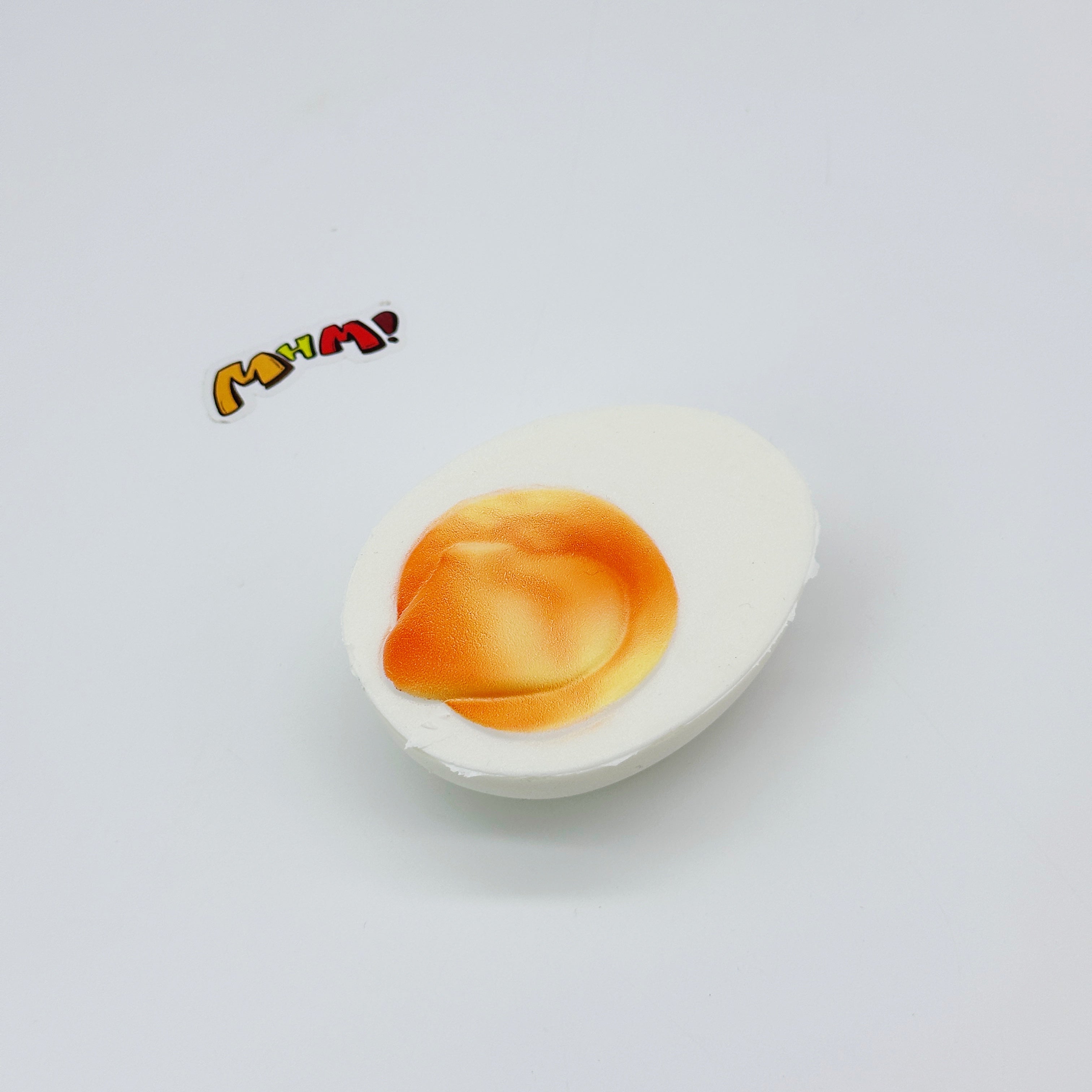 🥚 Half Boiled Egg Squishy (Shell-Free) | Food Themed Slow Rising Stress Relief Toy