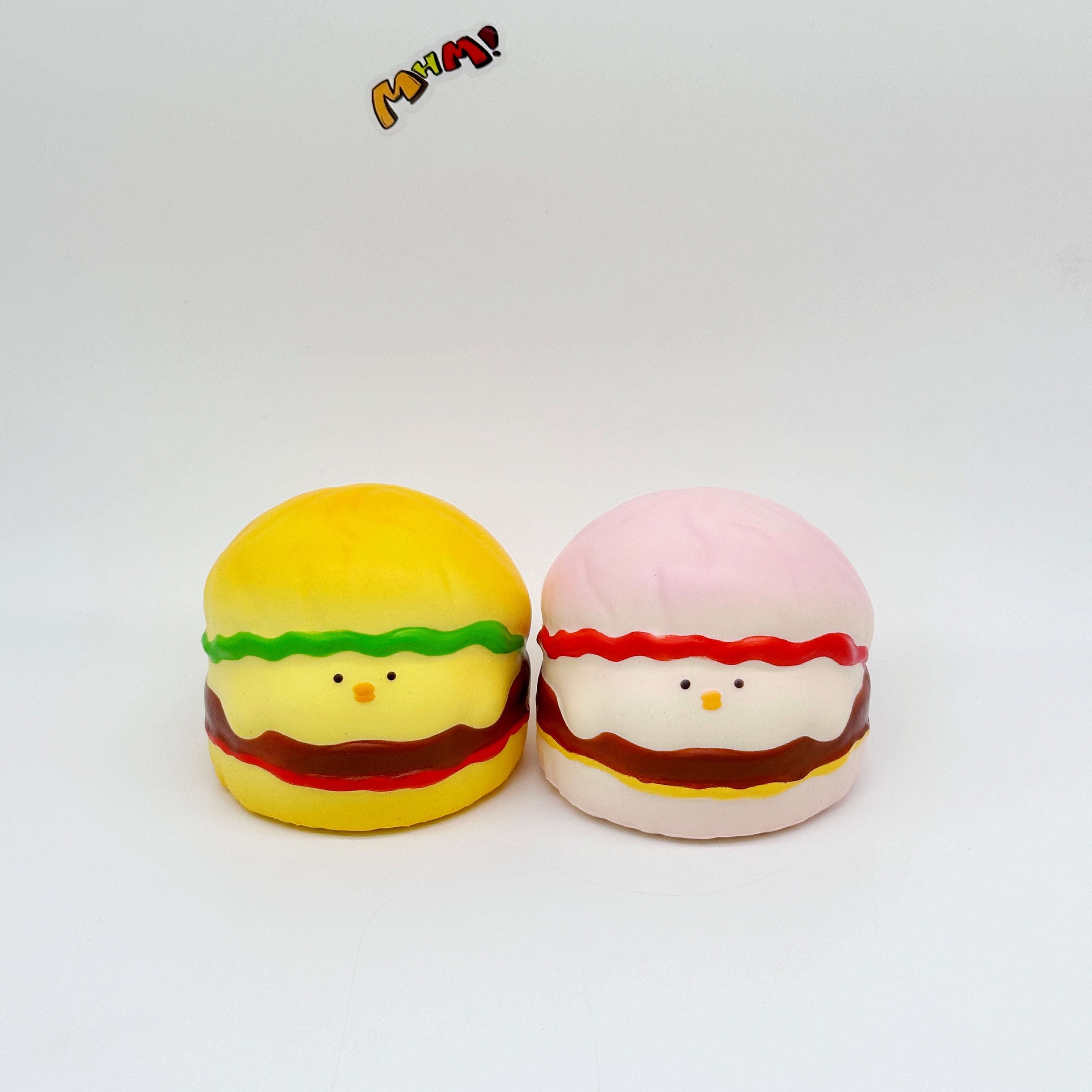 🐥 Chick Burger Squishy (2 Colors Available) | Fast Food Themed Slow Rising Stress Relief Toy