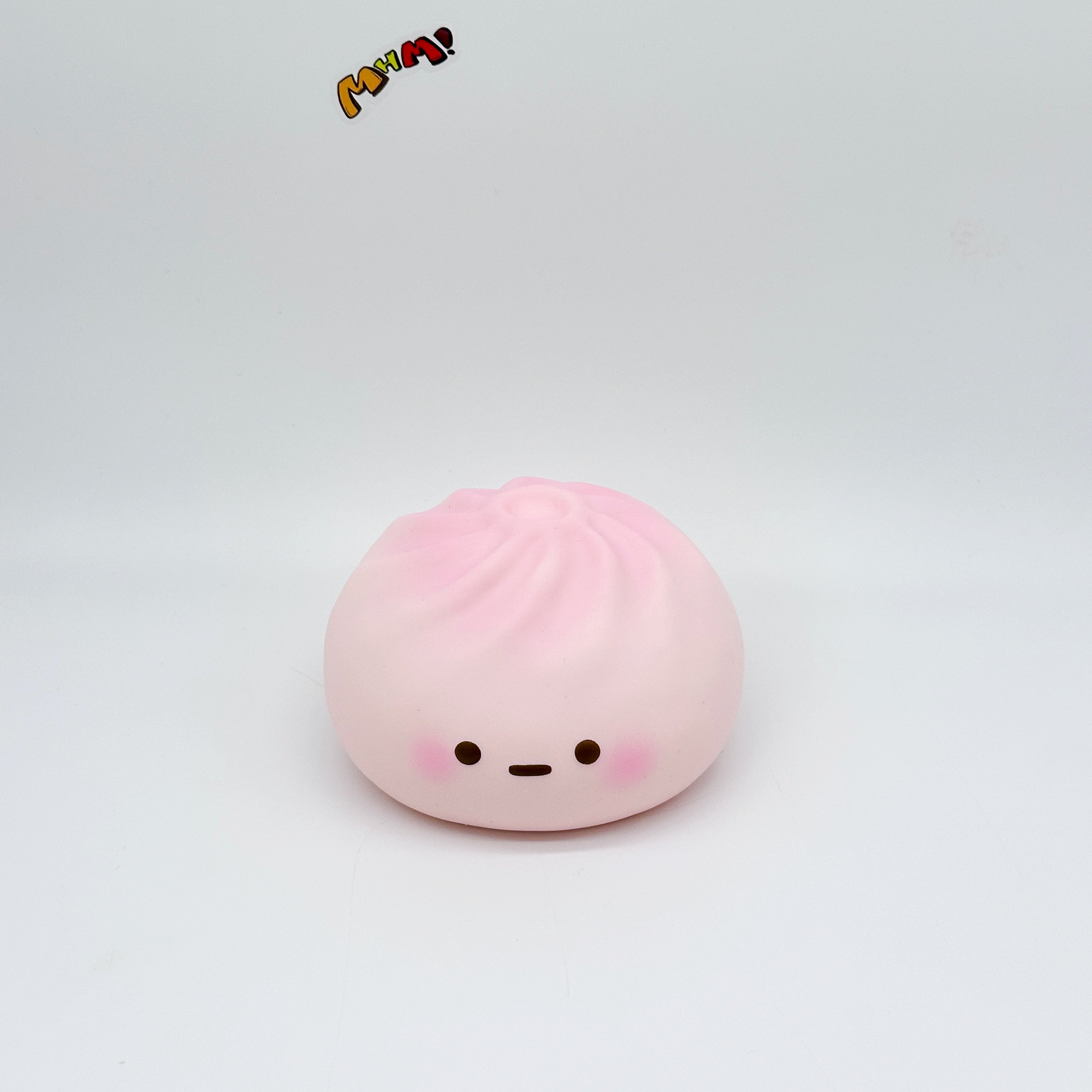 🍑 Pink Dull Big Bun Squishy | Chinese Snack Slow Rising Stress Relief Toy