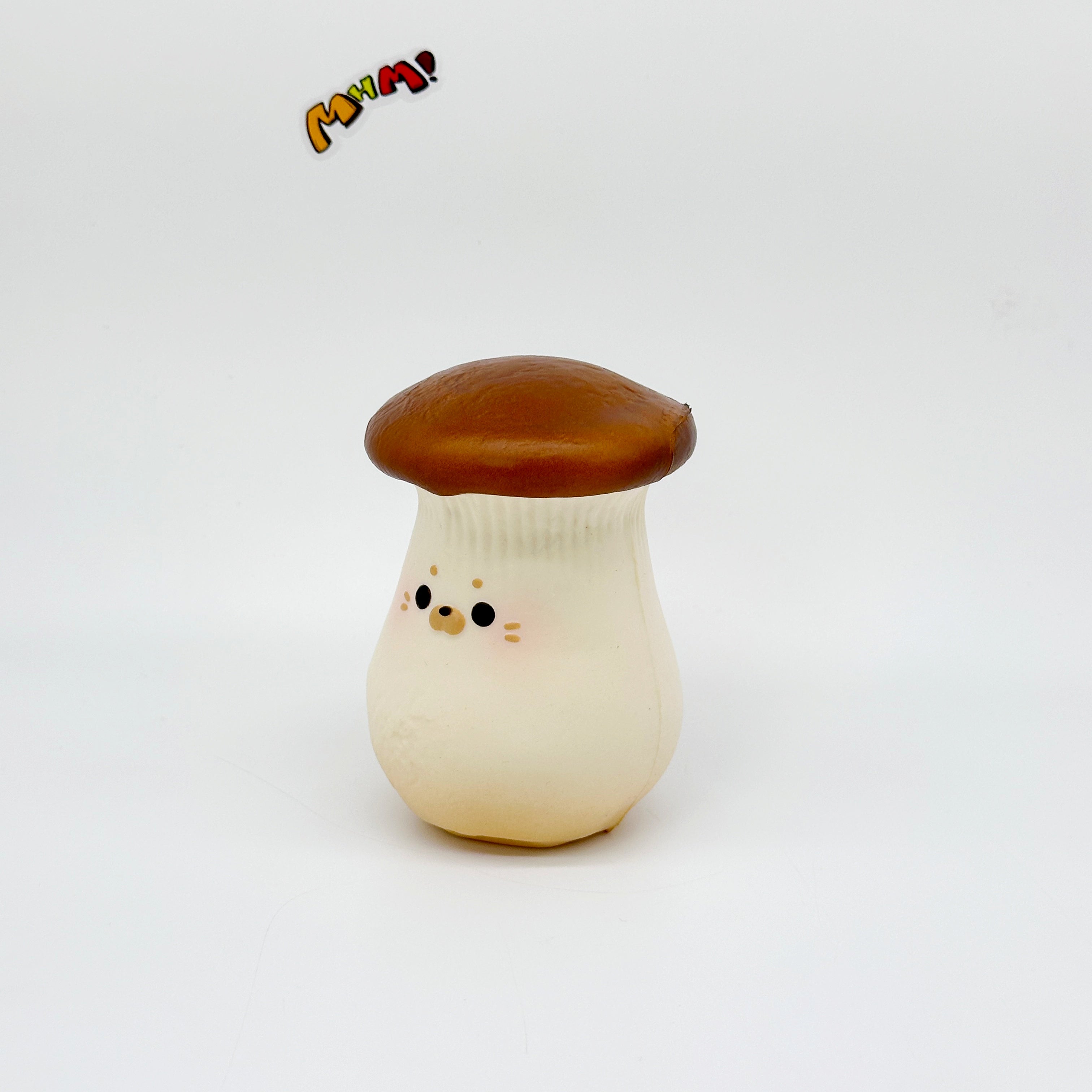 🍄 Cute Seal Shiitake Mushroom Squishy | Forest Themed Slow Rising Stress Relief Toy